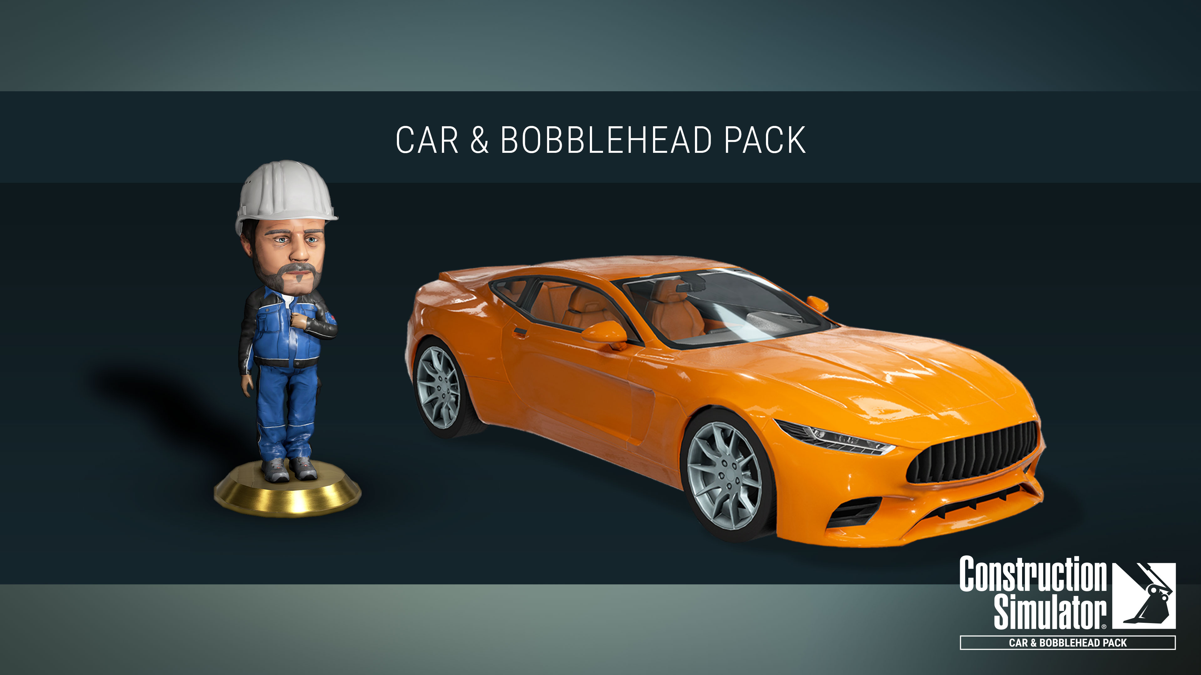 Construction Simulator - Car and Bobblehead pack